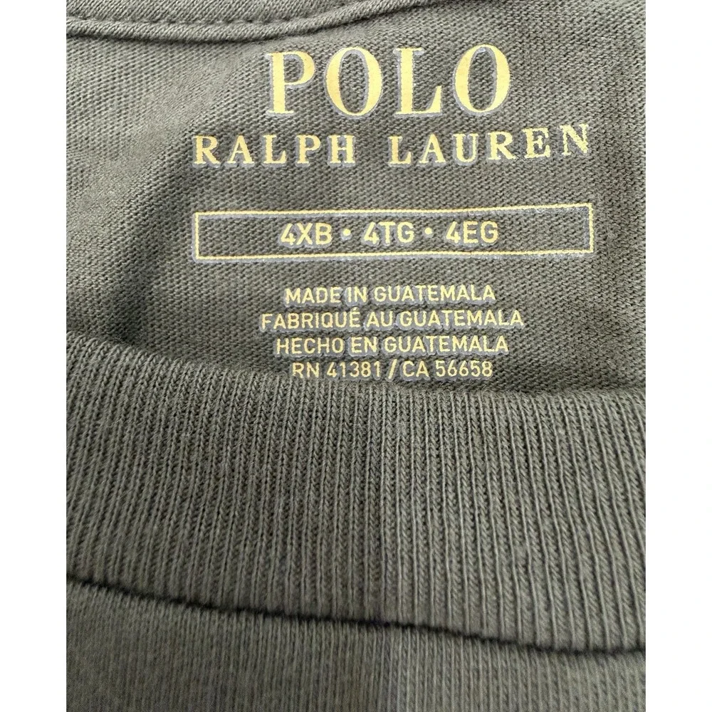 Polo Ralph Lauren M Print Shop Graphic Logo T-Shirt Green 4XB NWT